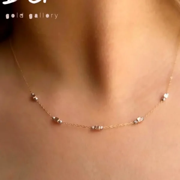 گردنبند مکعب و گوی